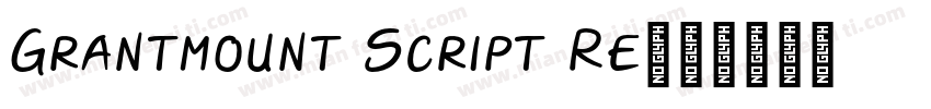 Grantmount Script Re字体转换